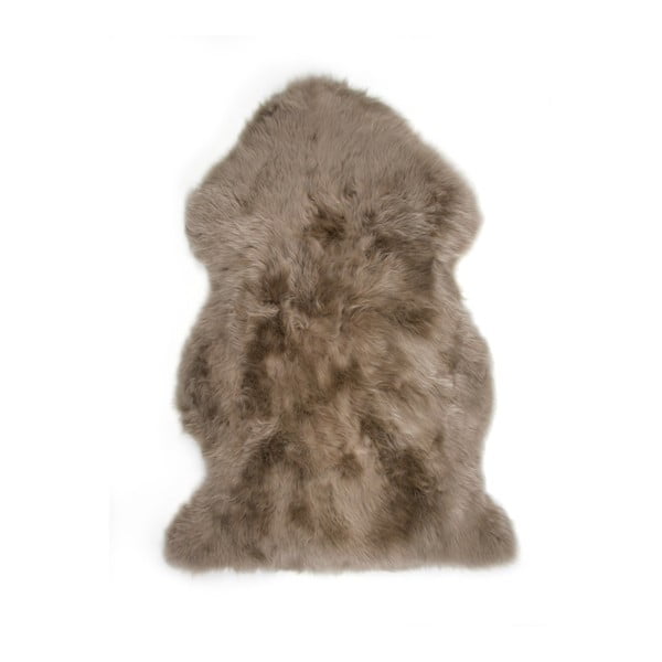 Pískově hnědý vlněný koberec z ovčí kožešiny Auskin Quinn, 95 x 60 cm