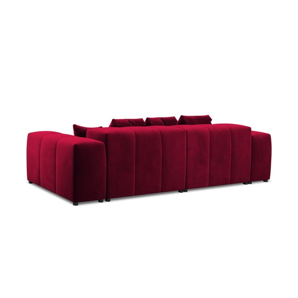 Punane sametne diivan 320 cm Rome Velvet - Cosmopolitan Design-image-4