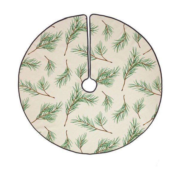 Puuvillane vaip jõulupuu all , ø 130 cm Fir Branches - Butter Kings