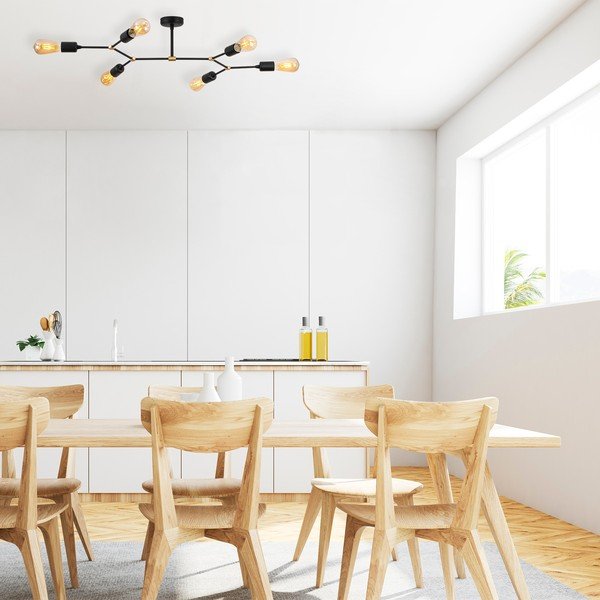 Must laevalgusti 48x95 cm Sparrow - Opviq lights-image-1