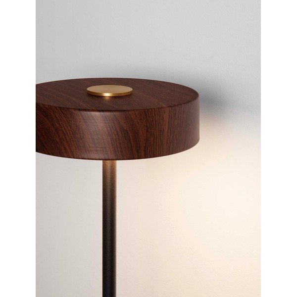 Must/tume naturaalsest metallist LED-põrandalamp (kõrgus 135 cm) Thea - Nova Luce-image-2