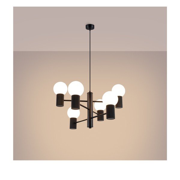 Must rippvalgusti klaasist varjuga Orbital - Sollux-image-4