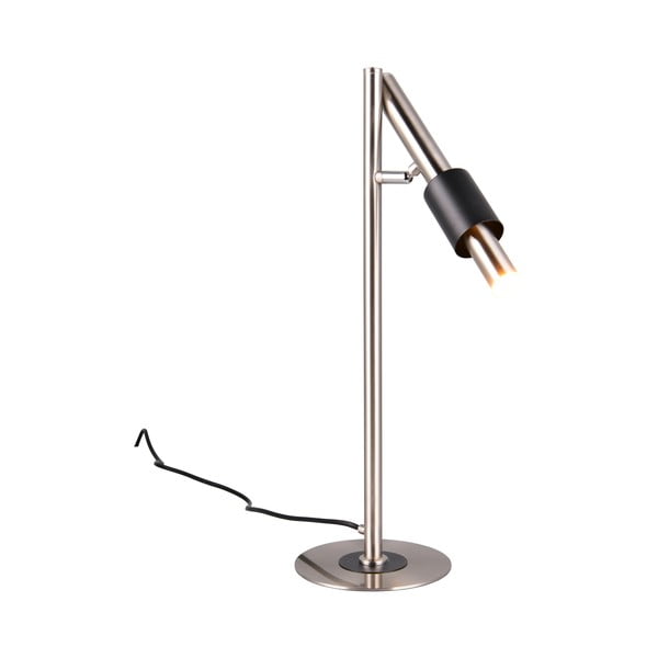 Must/hõbedane LED-lauavalgusti (kõrgus 50 cm) Ikaris - Trio Select-image-1