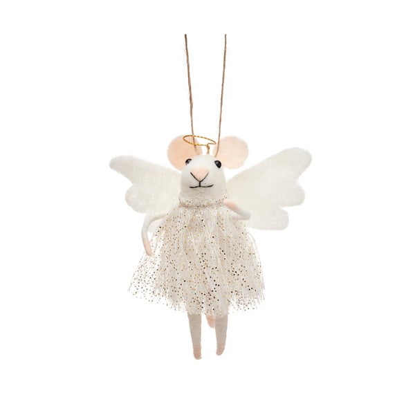 Tekstiilist jõulukaunistus Angel Mouse - Sass & Belle