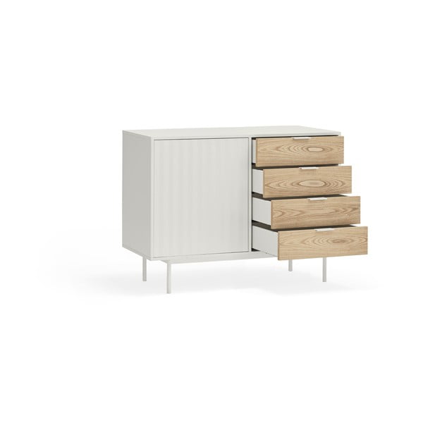 Valge madal kummut 108x80 cm Sierra – Teulat-image-4