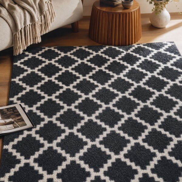 Must-valge jooksja , 50 x 150 cm Elegance - Zala Living-image-1