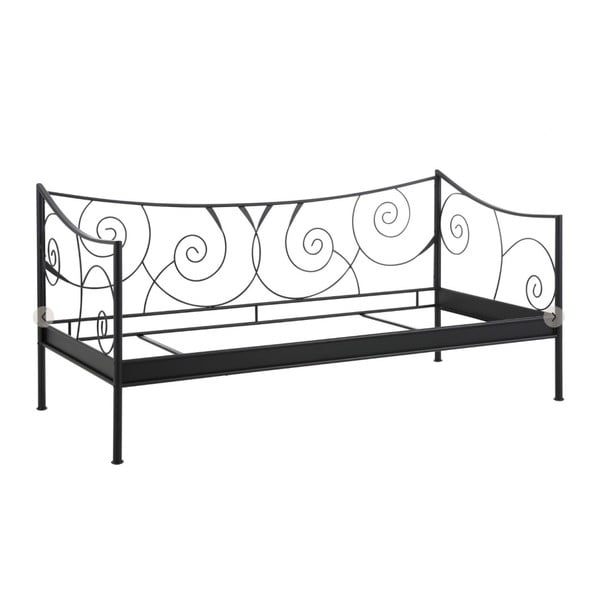 Must metallist voodi , 90 x 200 cm Isabelle - Støraa