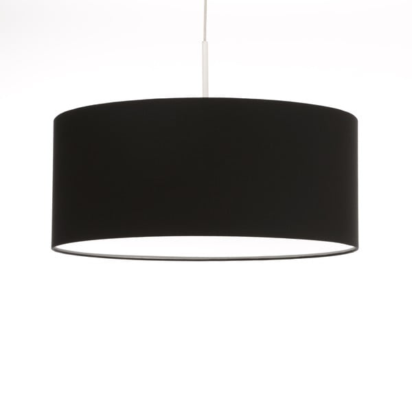 Černé stropní světlo 4room Artist, variabilní délka, Ø 60 cm