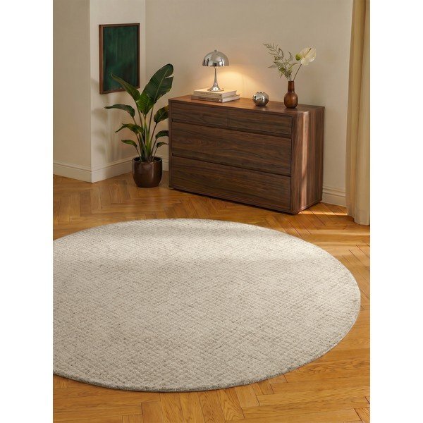 Beež villane ümmargune vaip ø 200 cm Eloise - Hanse Home-image-1