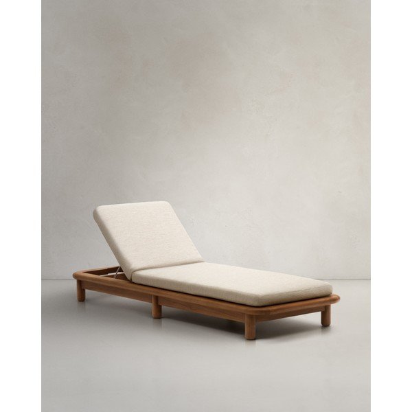 Valge-puiduvärvi puidust aia lamamistool Turqueta - Kave Home-image-4