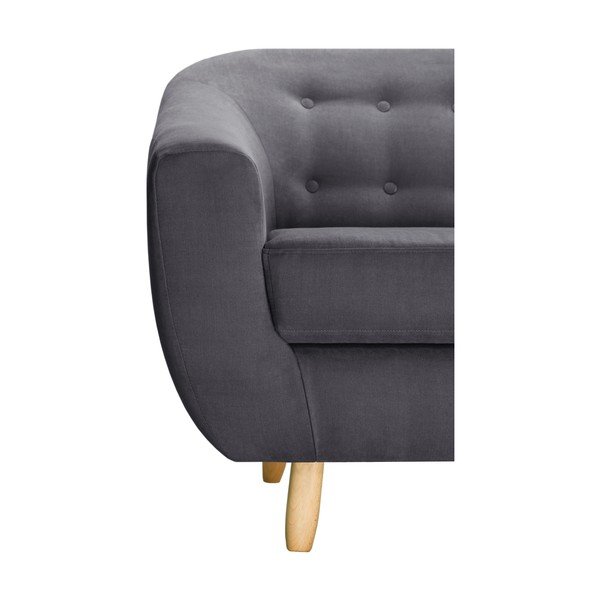Antracitové křeslo Jalouse Maison Vicky-image-4