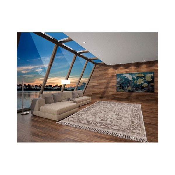 Koberec z vlny Webtappeti Gri, 200 x 100 cm-image-1