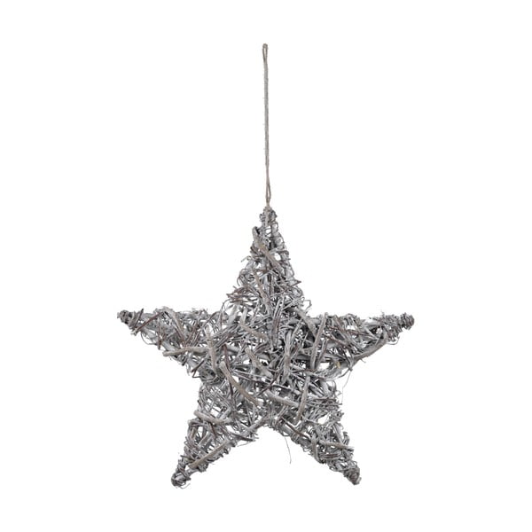 Závěsná vánoční proutěná dekorace ve tvaru hvězdy Ego dekor