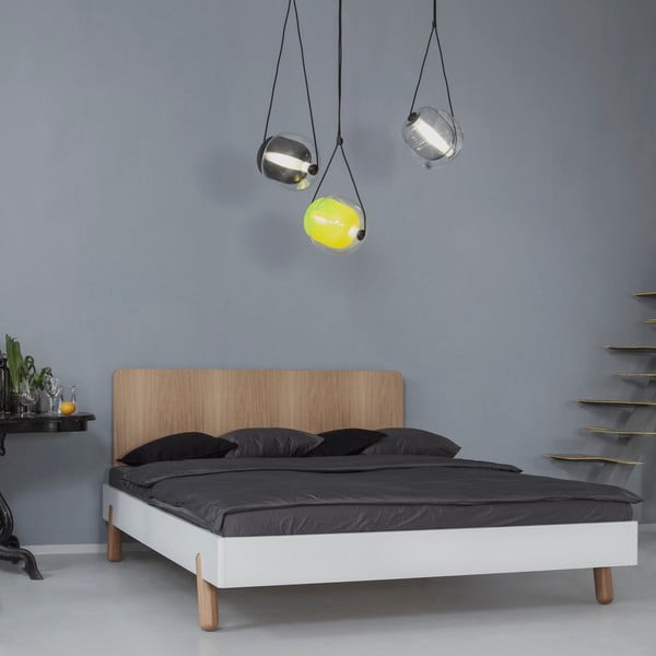 Postel Jitona Mamma s dřevěným čelem, 180 x 200 cm-image-4