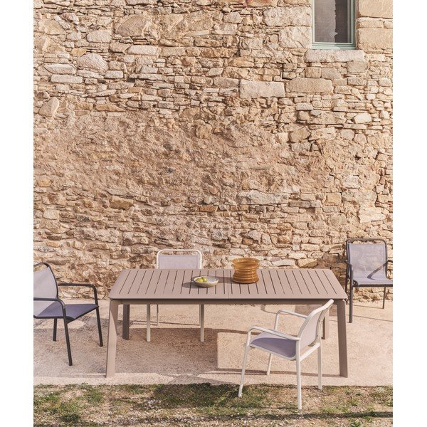 Metallist aiasöögilaud 100x205 cm Brela - Kave Home-image-1