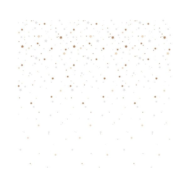 Laste tapeet 50x280 cm Simple Stars - Dekornik