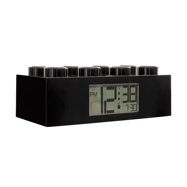 Must digitaalne kell koos äratuskiviga - LEGO®-image-2