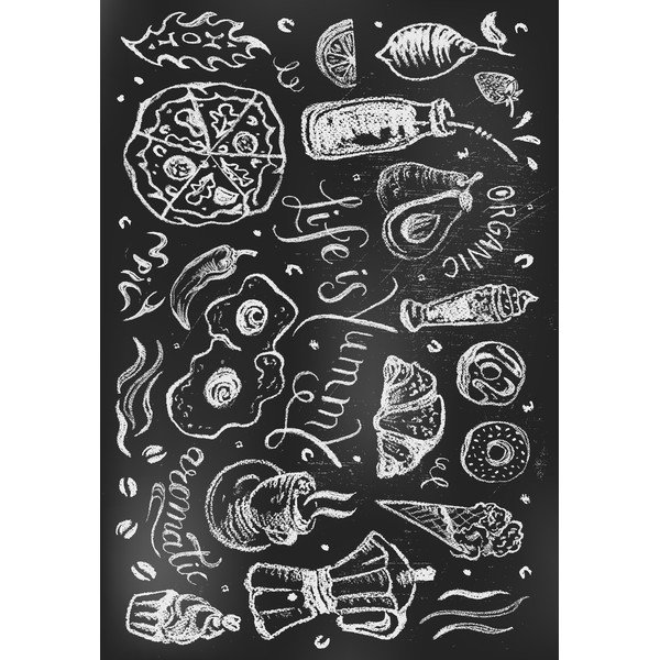 Must pestav jooksja 80x200 cm Life Is Yummy - Vitaus
