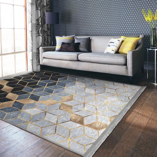 Sinihall koridorivaip 80x200 cm - Mila Home-image-4