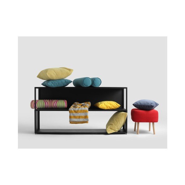 Must metallist raamaturiiul 150x75 cm Hyller - CustomForm-image-3