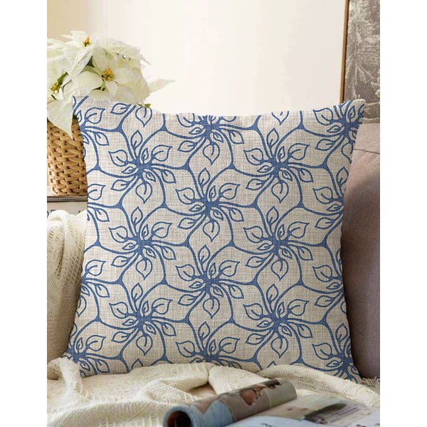 Sinine padjapüürileht puuvillaseguga Chic, 55 x 55 cm - Minimalist Cushion Covers