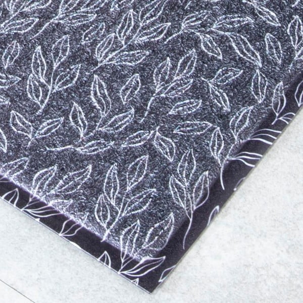 Matt 40x70 cm Navy Leaf - Artsy Doormats-image-2