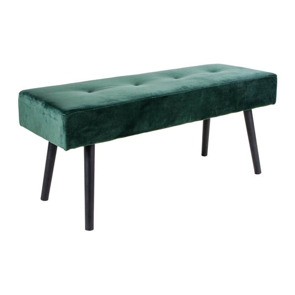 Sametkattega tumeroheline polsterdatud pink , 100 x 35 cm Skiby - House Nordic-image-2