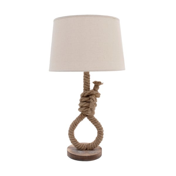 Stolní lampa z březového dřeva InArt Rope Knot
