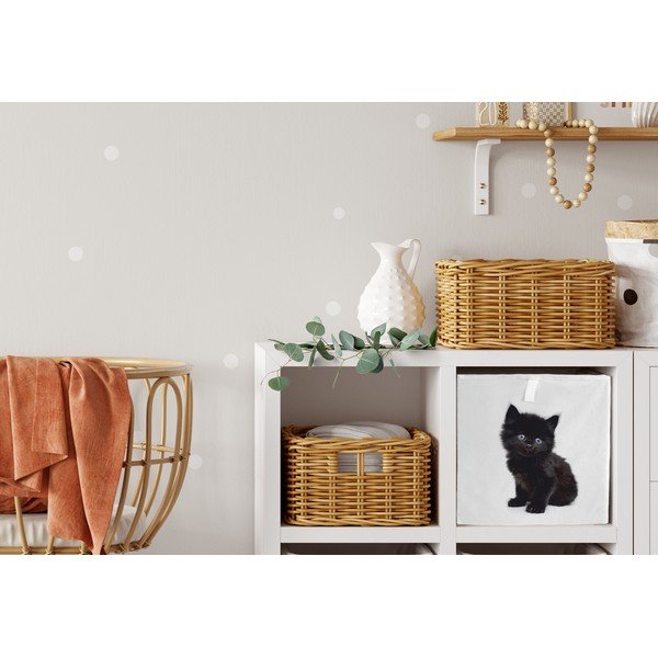 Valge riidest mänguasjakast 32x32x32 cm The Cutest Ones - Butter Kings-image-2