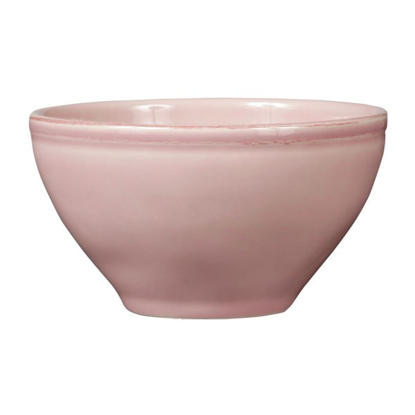 Růžová kameninová miska Côté Table, 500 ml