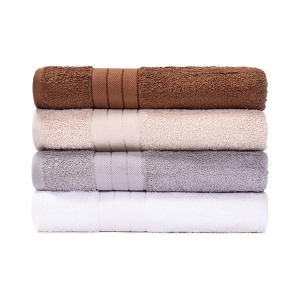 4 puuvillase rätiku komplekt, 50 x 100 cm Como - Bonami Selection