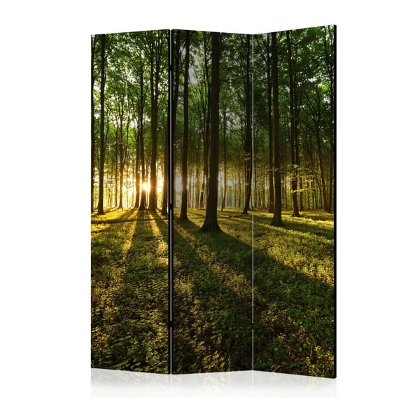 Paraván Artgeist Morning Forest, 135 x 172 cm