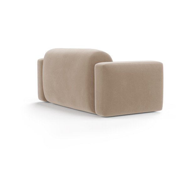 Beež sametist diivan 180 cm Strino - Cosmopolitan Design-image-2