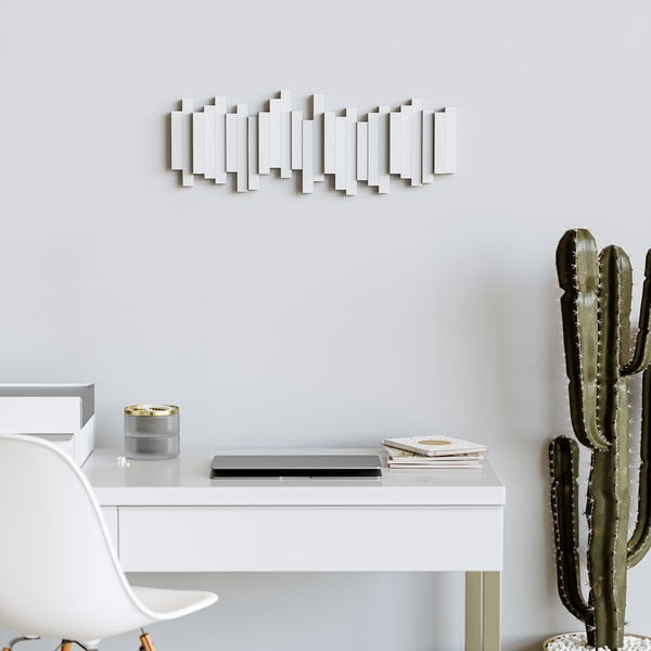 Valge plastikust seinakinnitus Sticks - Umbra-image-1