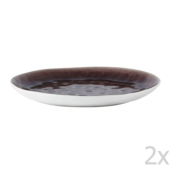 Sada 2 mělkých talířů Violet, 27 cm