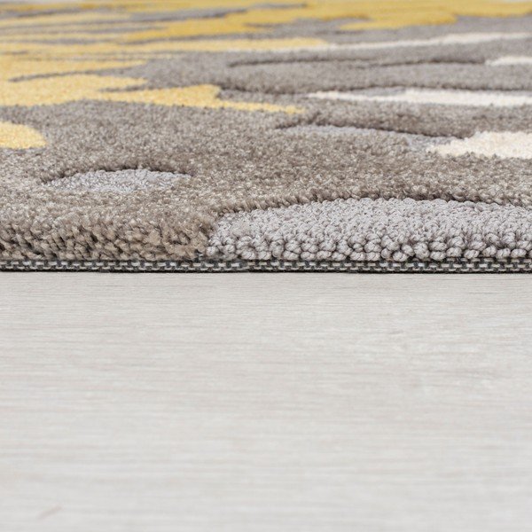 Kollane/hall vaip 160x230 cm Soft Floral - Flair Rugs-image-3