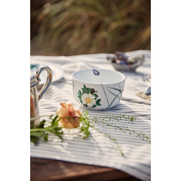 Valge portselanist supikauss 600 ml Hammershøi Summer - Kähler Design-image-2