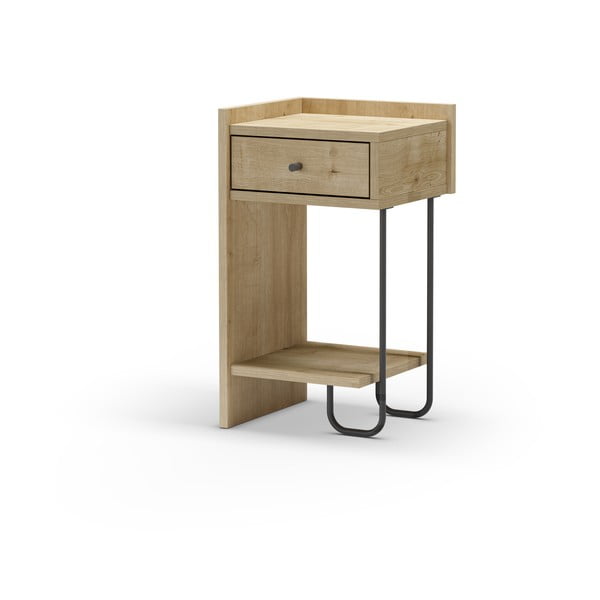 Tammedekooriga öökapp koos  riiulitega Mercure - Marckeric-image-3