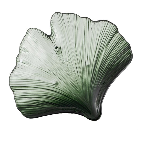 Klaasist dekoratiivne kandik 16x17 cm Gingko - Ixia