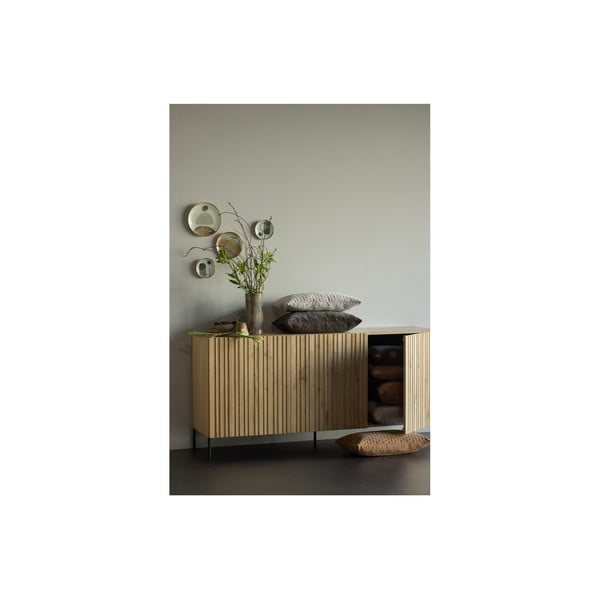 Béžový dekorativní polštář WOOOD Fallon Biscuit, 40 x 60 cm-image-2