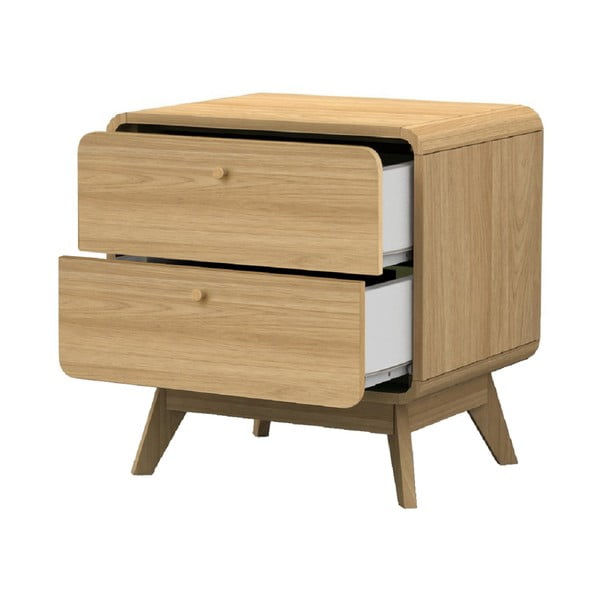 Öökapp tammepuust naturaalses värvitoonis Cassie - Støraa-image-1