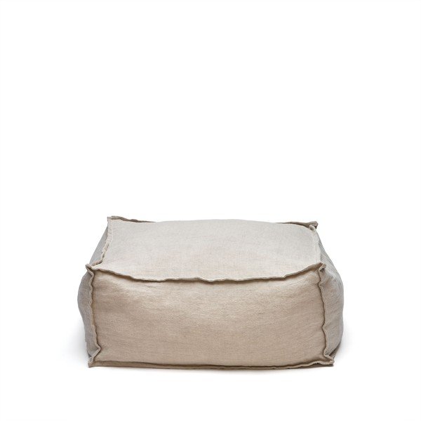 Beež linane kott-tool Forallac - Kave Home-image-2