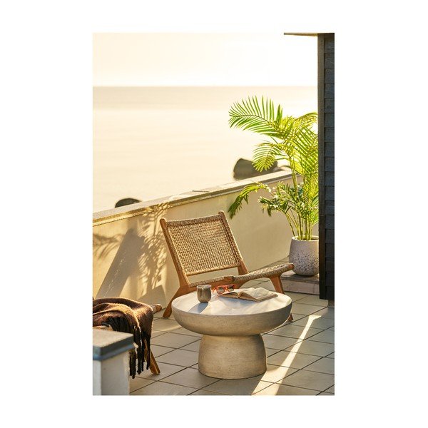 Keraamiline ümmargune aia diivanilaud ø 60 cm Bonnet - House Nordic-image-3