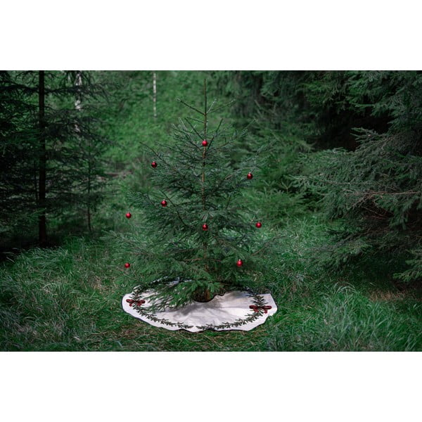 Pestav jõulumotiiviga ümmargune vaip kuuse alla ø 130 cm - Butter Kings-image-2