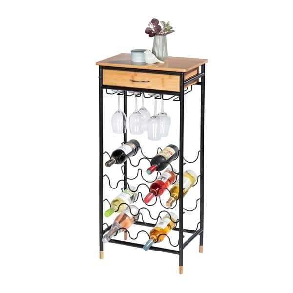 Must metallist veiniriiul 16 pudelile, 48x95 cm Loft - Weenko-image-1