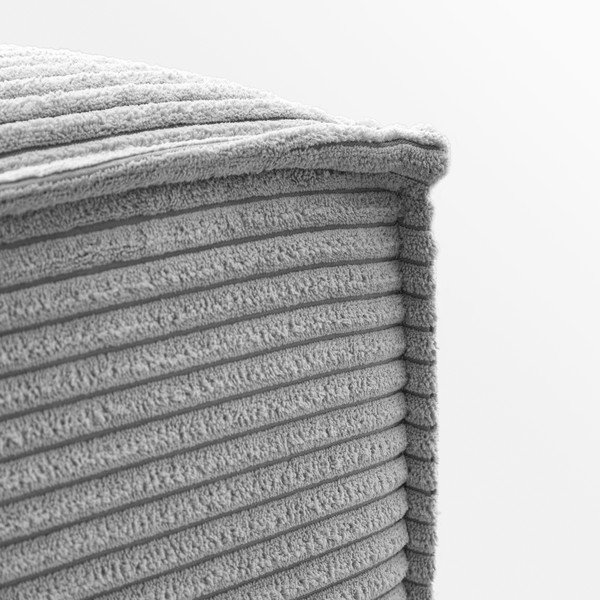 Helehall kordvillane jalatool Blok - Kave Home-image-1