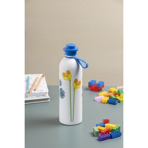 Valge/sinine laste termos 560 ml Meadow Flowers - LEGO®-image-3