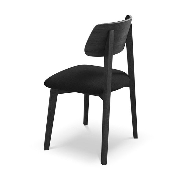 Must täispuidust söögitool Niu - Makamii-image-3