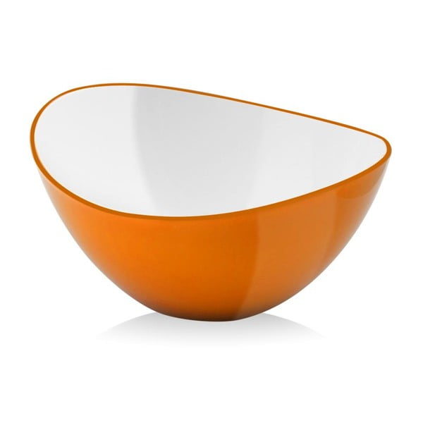 Oranžová salátová mísa Vialli Design, 25 cm