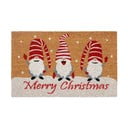 Kookoskiududest jõulumotiividega uksematt 40x70 cm Christmas Gnomes – Hanse Home